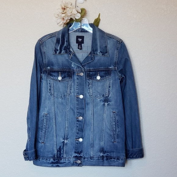 Womens GAP Denim Jean Jacket - Picture 1 of 6